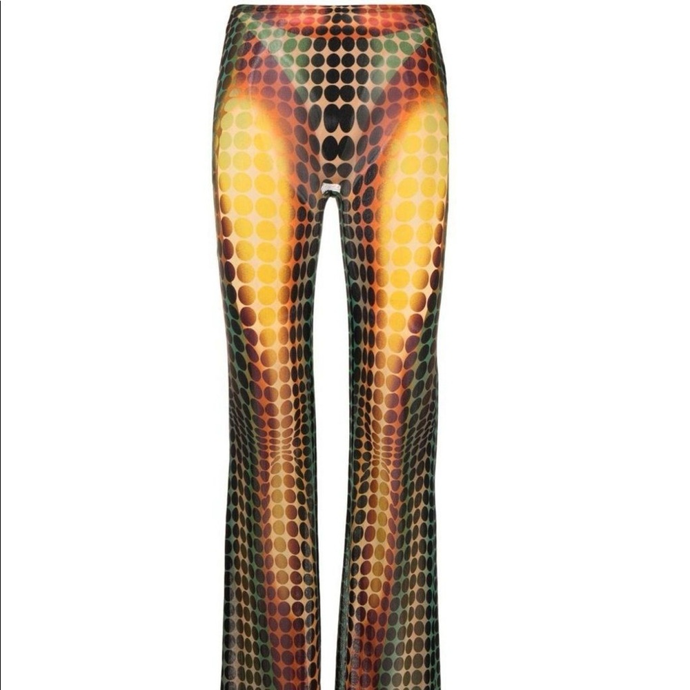 JPG Brown Dots Print Pants